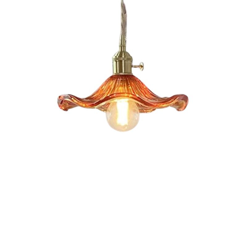 Suspension Couloir Verre Design Élégant