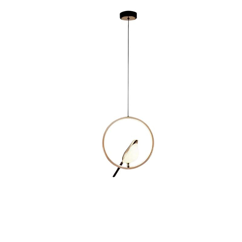 Suspension Chambre Moderne Avec Oiseau