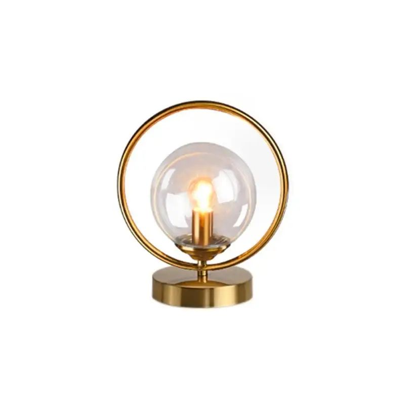 Lampe De Table Sphère En Verre Élégante