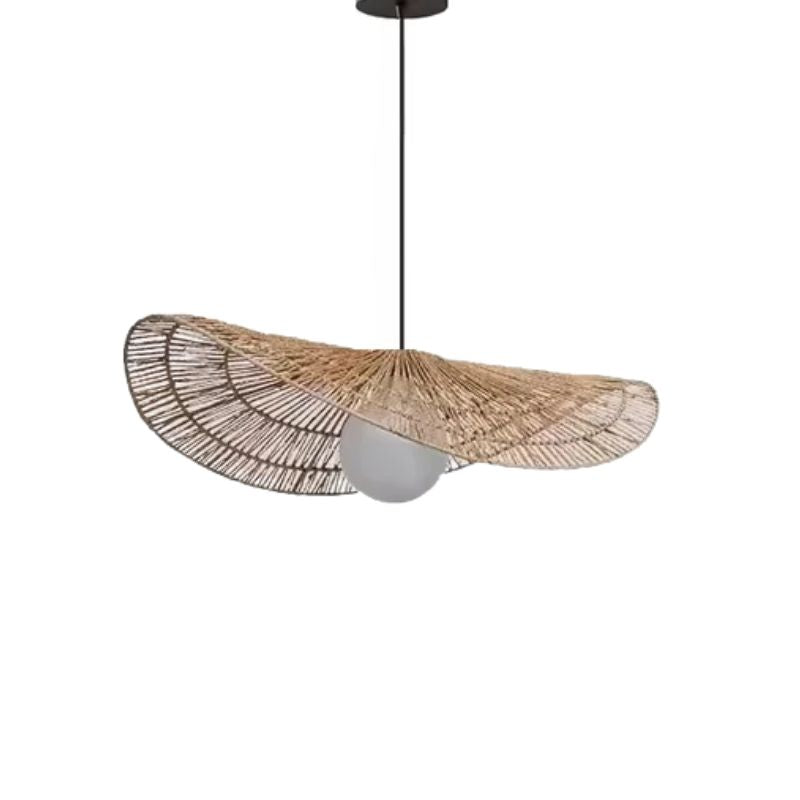 Suspension Escalier Luminaire En Rotin