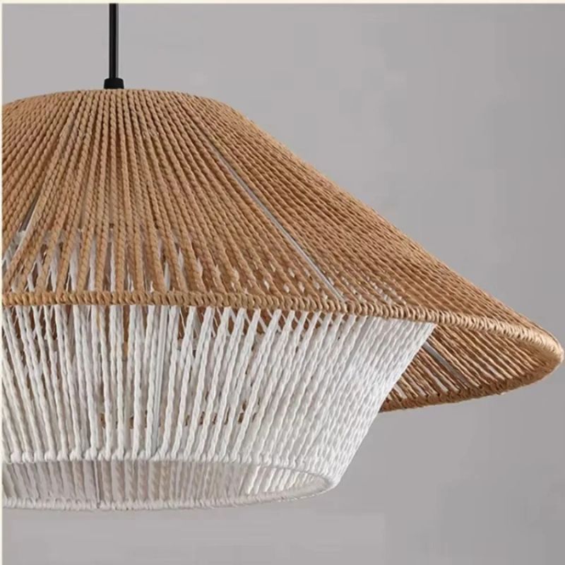 Suspension Bohème En Rotin Naturel Élégant