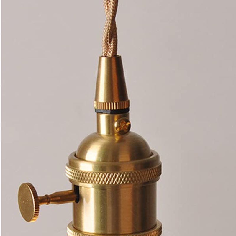 Suspension Vintage Verre Sculpté Ambiance Loft