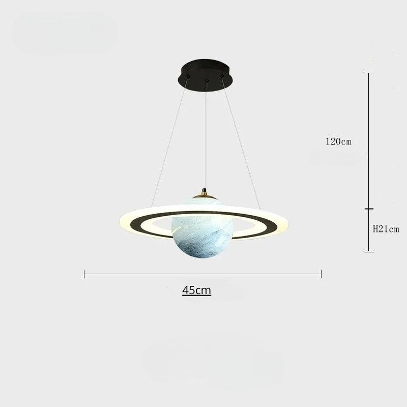 Suspension Chambre Planète Acrylique