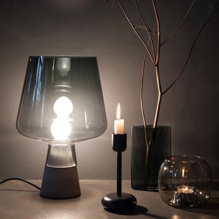 Lampe De Table Style Verrerie Sombre