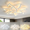 Lampe Moderne Effet Lotus Sculptural