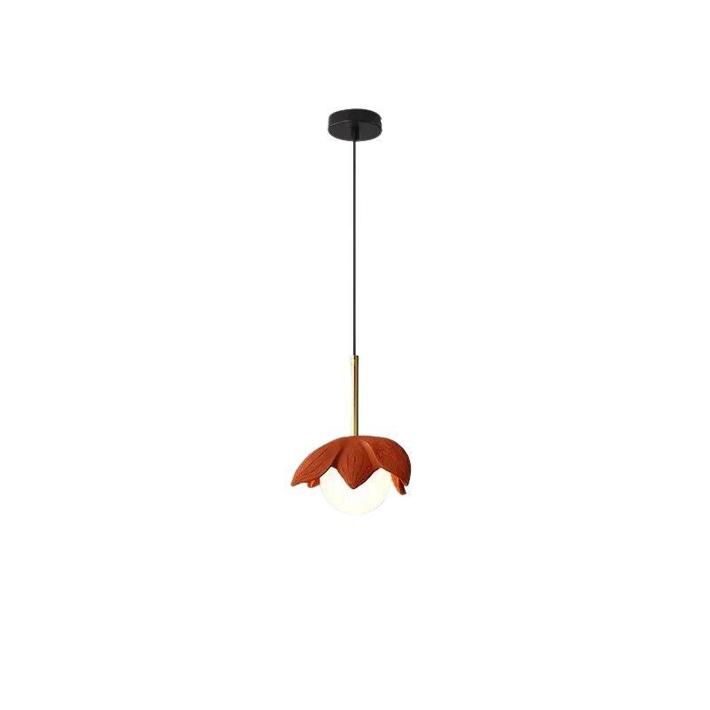 Suspension Design Fleur Crème Élégante