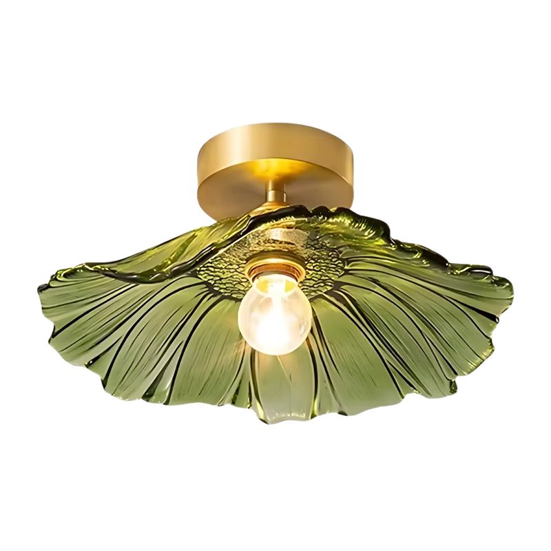 Plafonnier en Verre Design Fleur