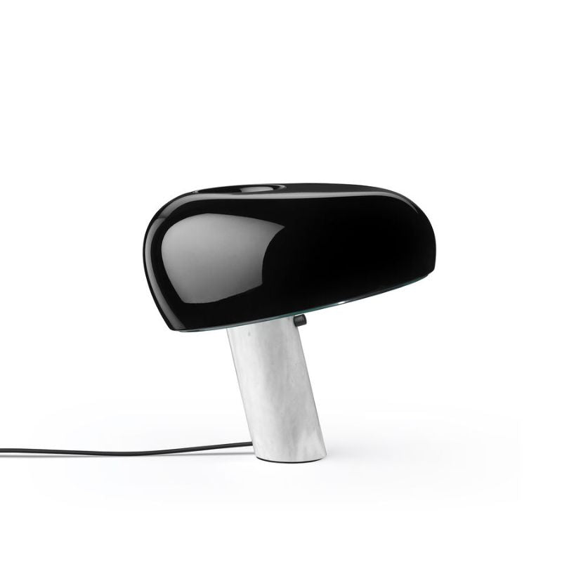 Lampe Design Champignon En Verre Marbré