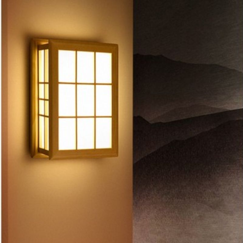 Applique Murale Vintage En Bois Massif Style Chic