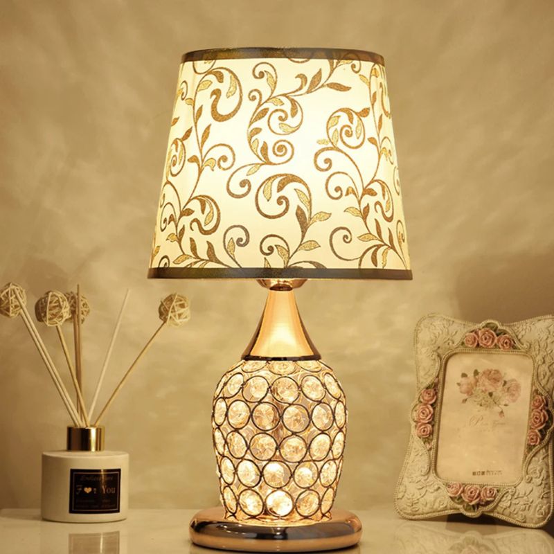 Lampe de Chevet Élégante en Cristal