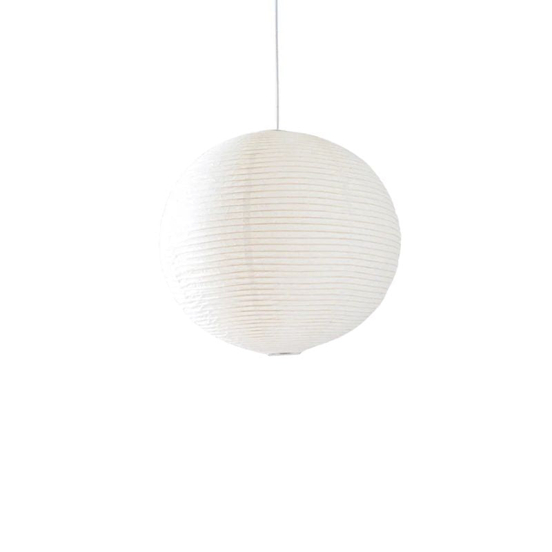Lampe Japonaise Design Ronde En Papier Tendu