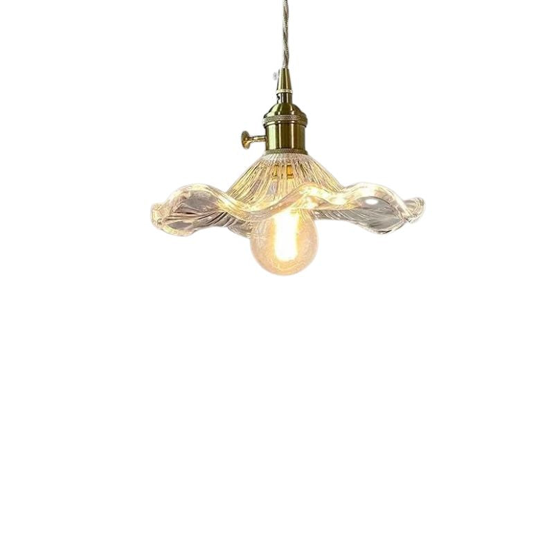 Suspension Couloir Verre Design Élégant