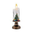 Lampe De Table Bougie De Noël Avec Sapin Lumineux