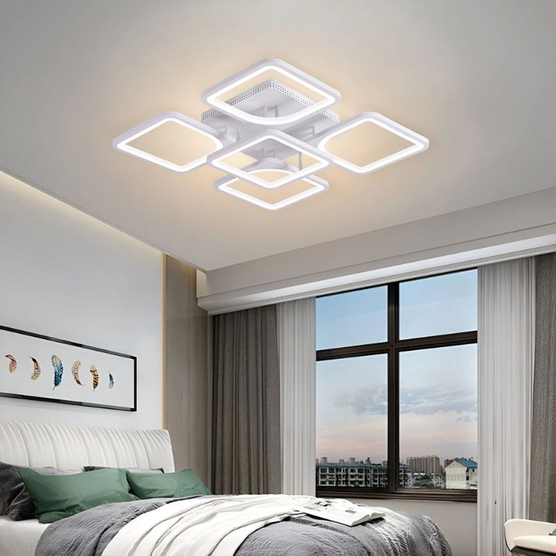 Lampe Moderne Carrée LED À Intensité Variable