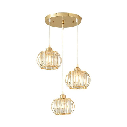 Suspension Escalier Triple Globe