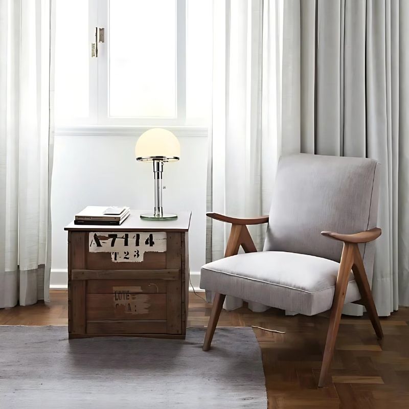 Lampe de Table Design Demi Globe