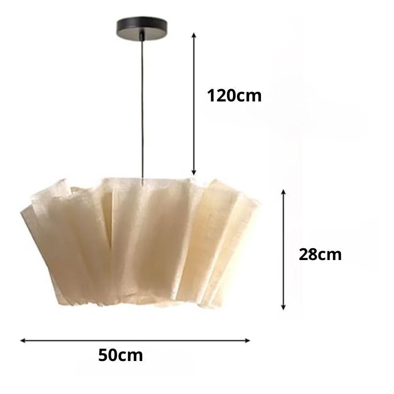 Suspension Bohème Japonaise Élégante En Tissu
