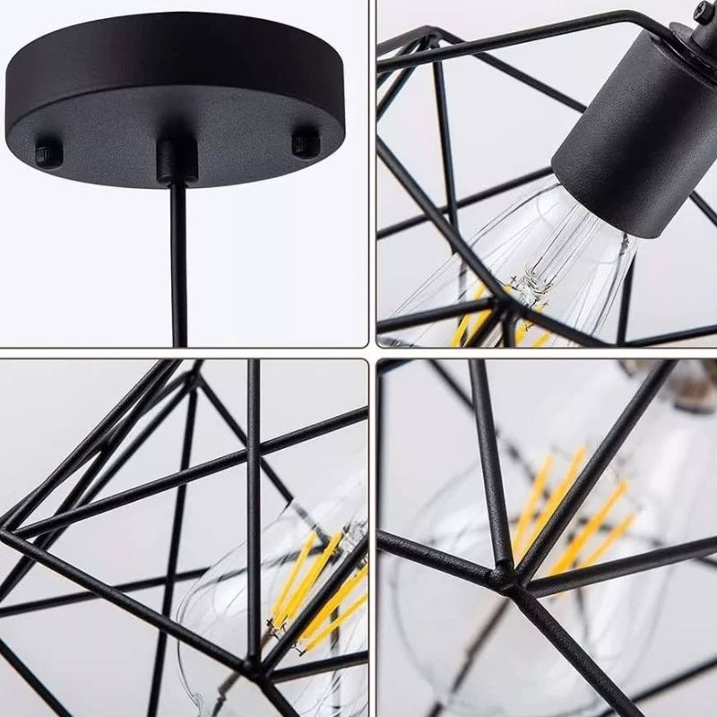 Suspension Vintage Triple Élégance Industrielle