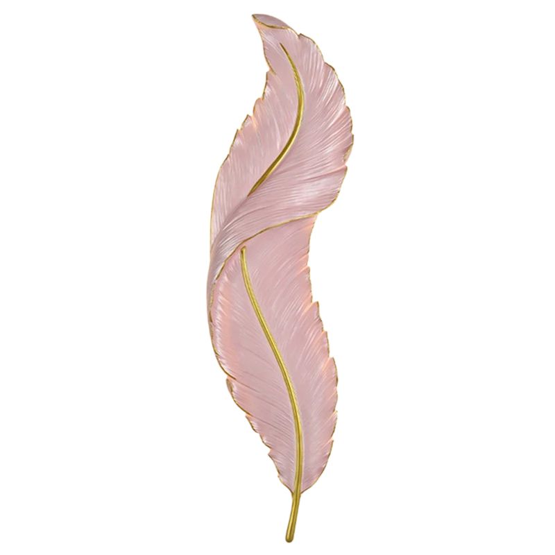 Applique Murale Salon Plume LED Moderne