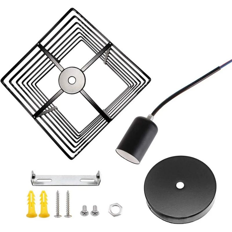 Lampe Design Plafonnier Vintage En Métal