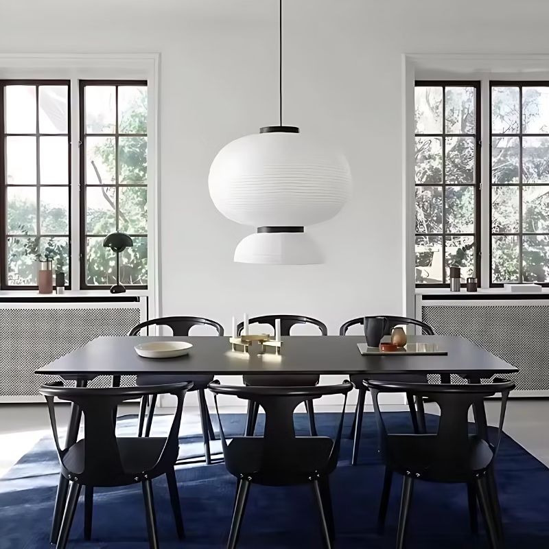 Suspension Japonaise Effet Lanterne Contemporaine