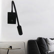 Applique Murale Noire Stylée Avec Interrupteur