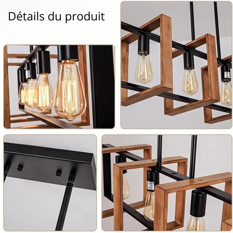 Suspension Vintage Style Industriel Chic