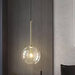 Suspension Moderne en Forme de Boule Transparente