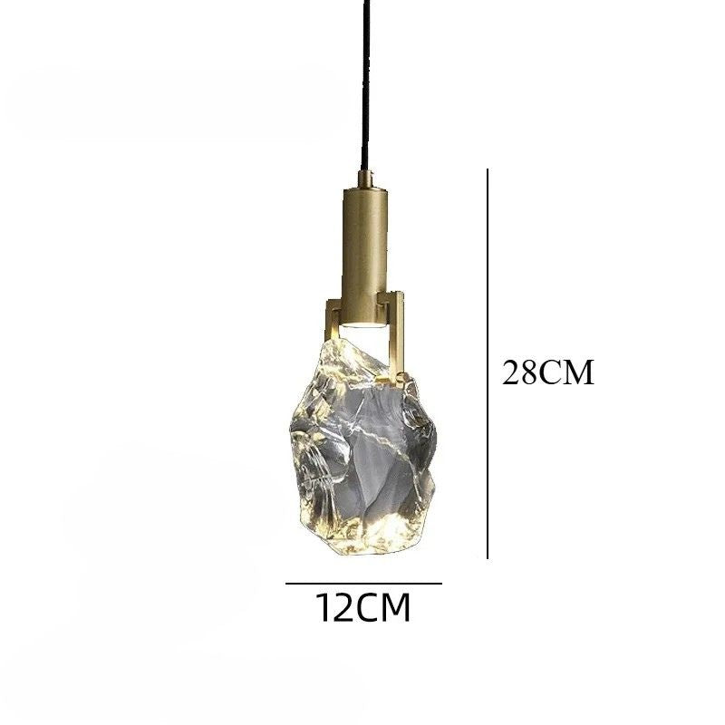 Suspension Minimaliste Finesse En Cristal