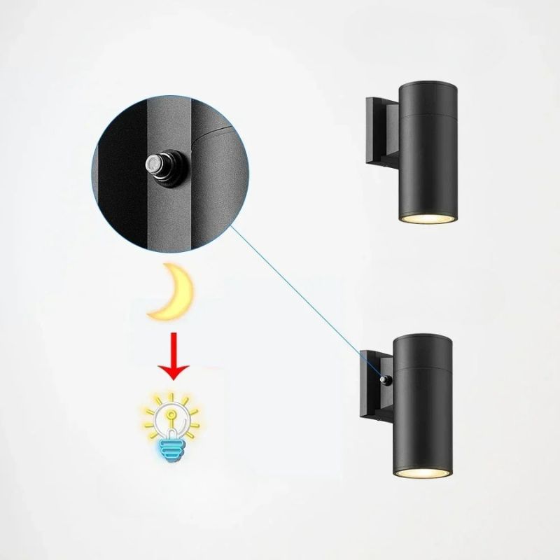 Lampe Scandinave Murale Avec Étanche Élégante