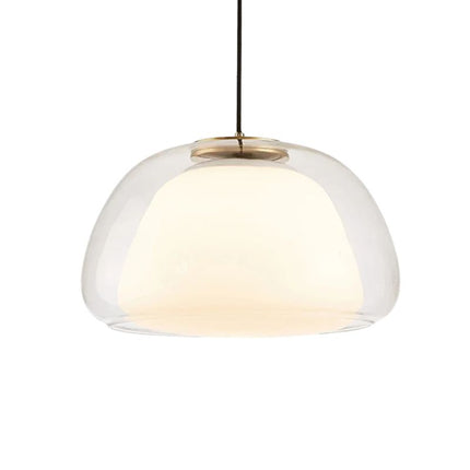 Suspension Salle À Manger Double Verre Raffinée