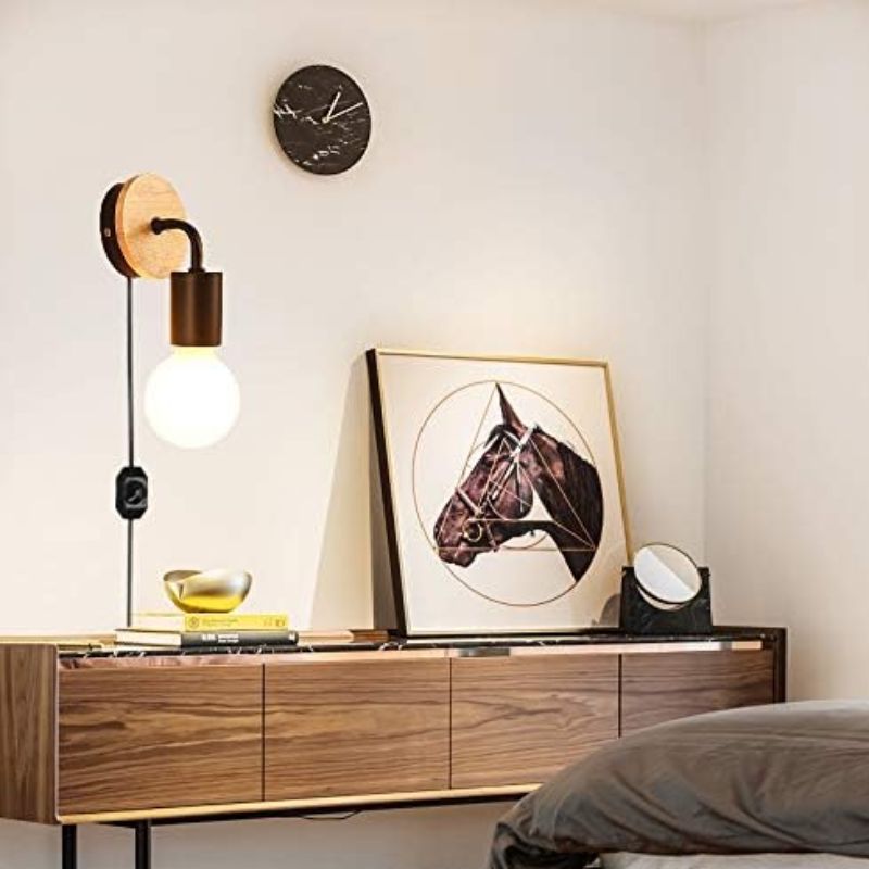 Applique Murale Scandinave Design Rétro Industriel
