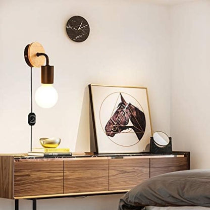 Applique Murale Scandinave Design Rétro Industriel