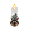 Lampe De Table Bougie De Noël Avec Sapin Lumineux