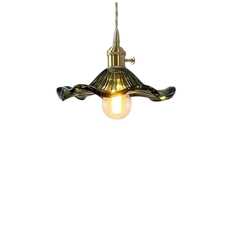 Suspension Couloir Verre Design Élégant