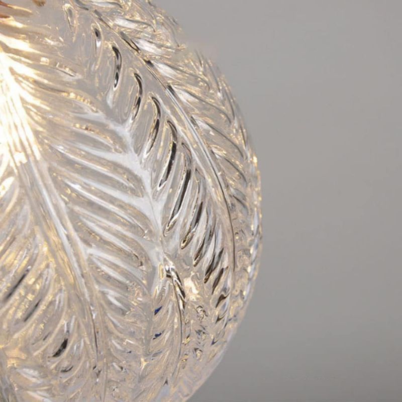 Suspension Vintage Charme Loft En Verre Sablé