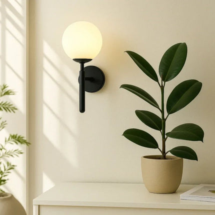 Applique Murale Moderne En Verre Sphérique