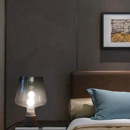 Lampe De Table Style Verrerie Sombre