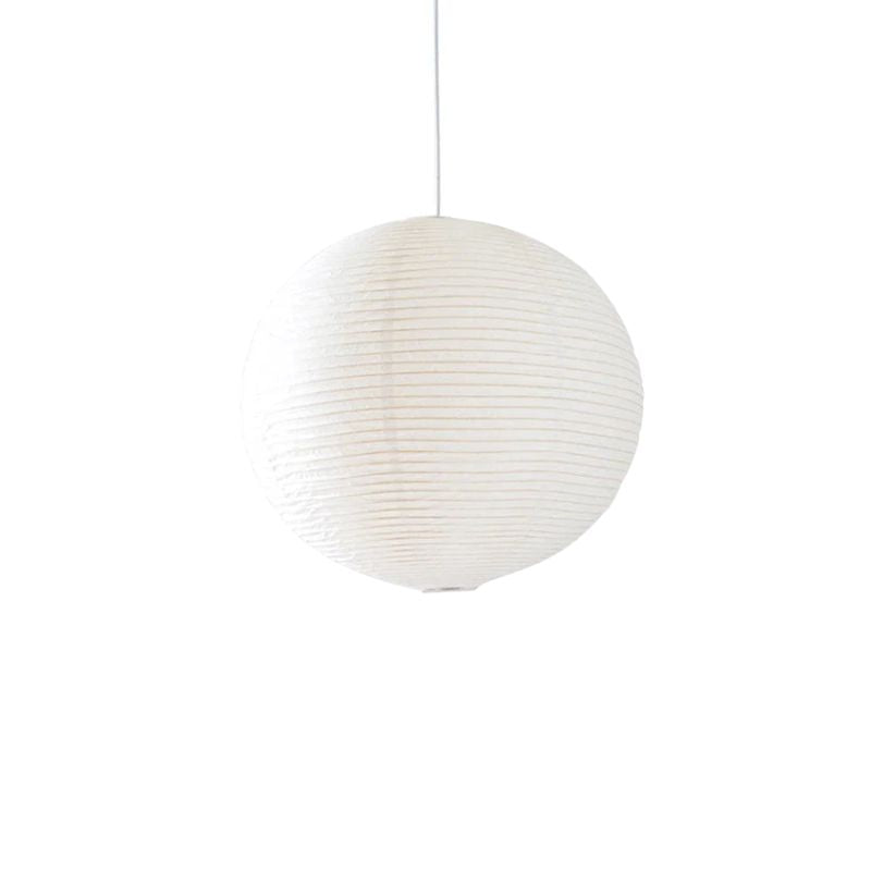 Lampe Japonaise Design Ronde En Papier Tendu