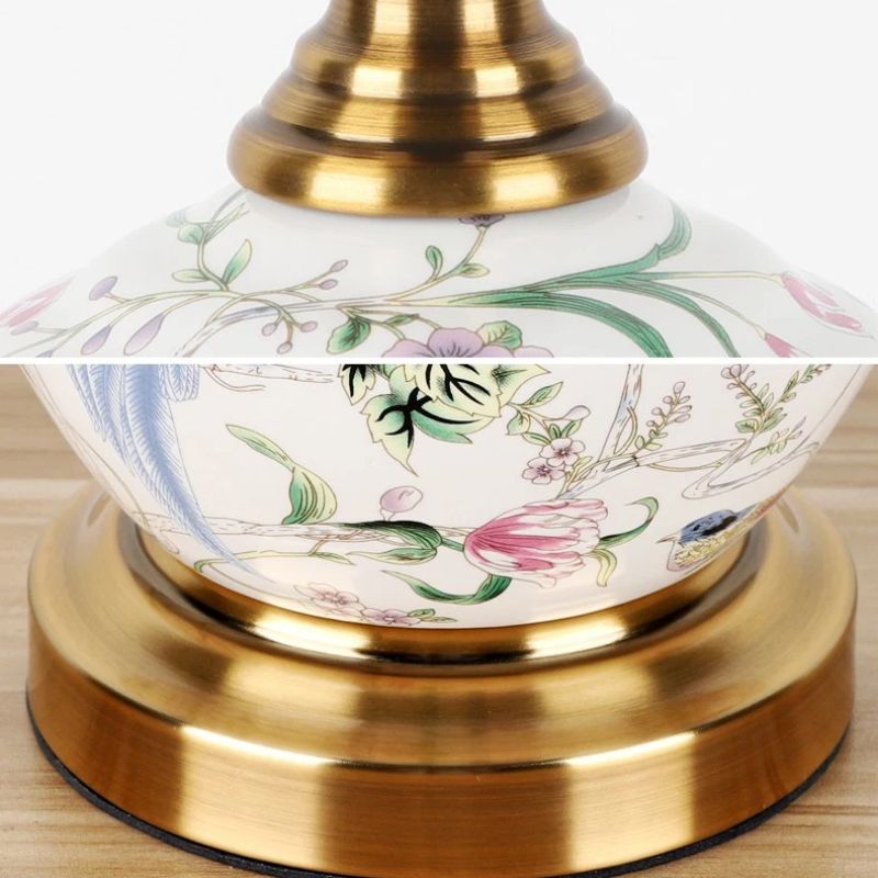 Lampe De Table LED Design Floral