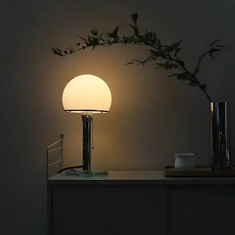 Lampe de Table Design Demi Globe