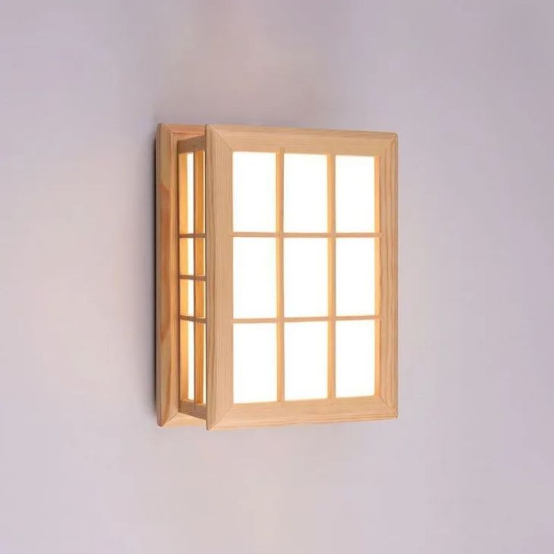 Applique Murale Vintage En Bois Massif Style Chic