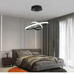 Lampe Design Suspendue Double Anneaux Élégants