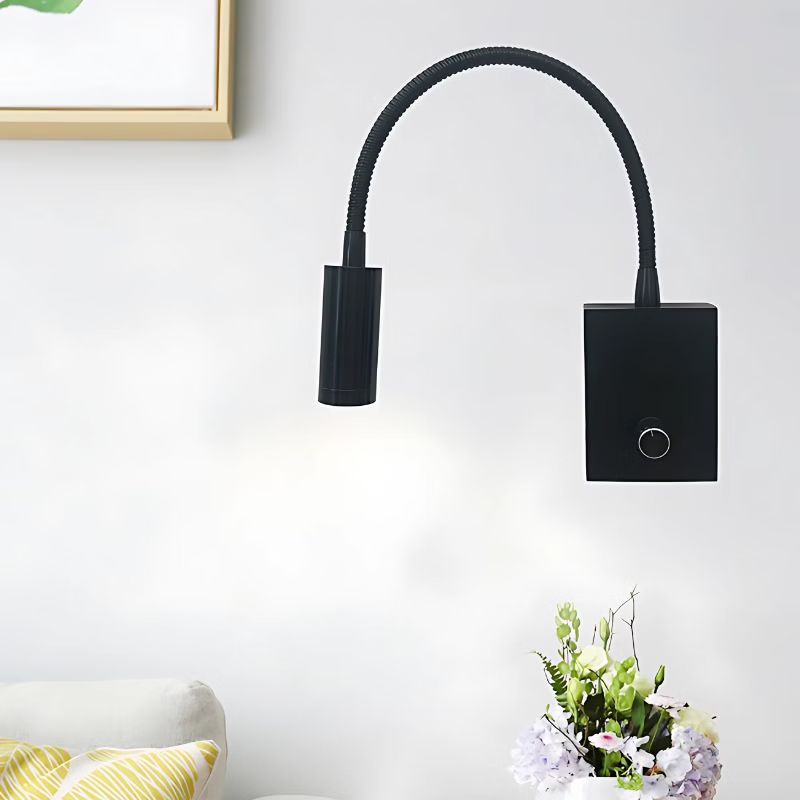 Applique Murale Noire Stylée Avec Interrupteur