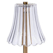 Lampe De Table Cristal Avec Pied Doré Chic