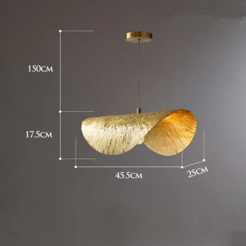 Suspension Escalier Lotus Dorée