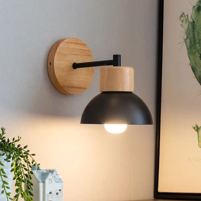 Applique Murale Scandinave Luminaire Bois Moderne