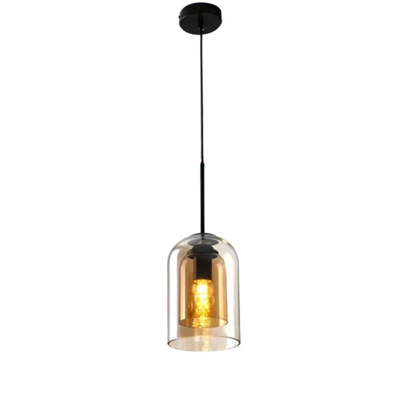 Suspension Escalier Luminaire Vintage En Verre