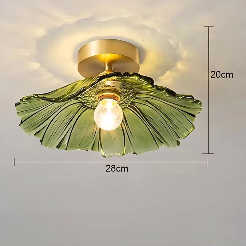 Plafonnier en Verre Design Fleur