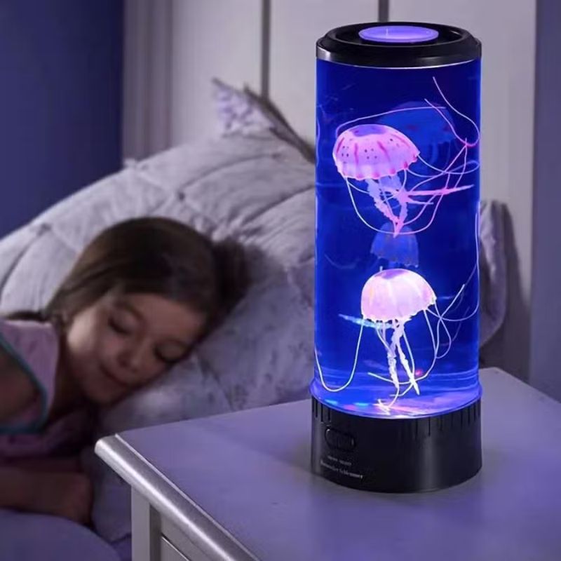 Lampe à Poser au Design d’Aquarium de Méduses